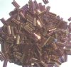 50g 10x3mm Amethyst Golden Lustre Tile Beads